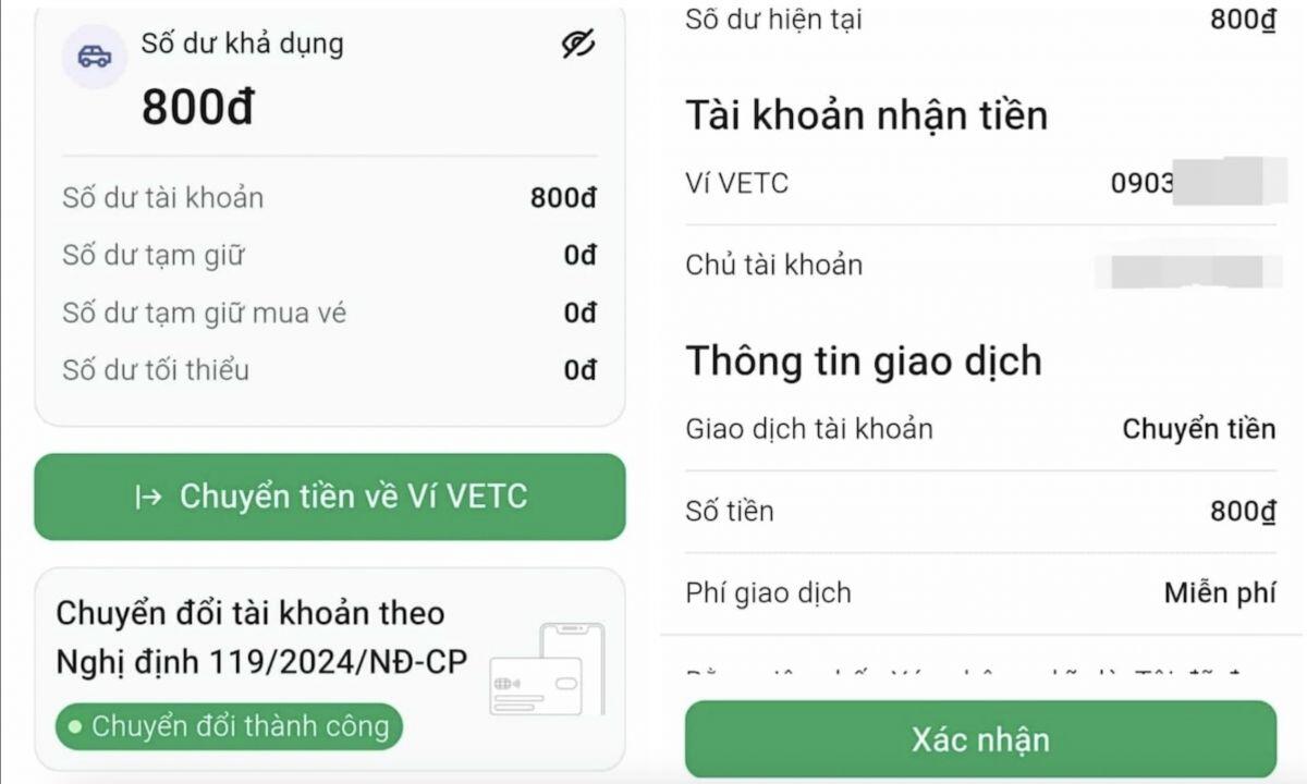 Tiền còn dư trong tài khoản thu phí sẽ về đâu sau ngày 1/10?