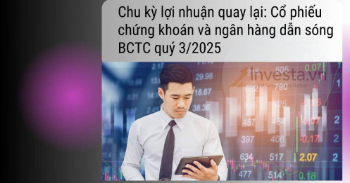 Chu kỳ lợi nhuận quay lại: Cổ phiếu chứng khoán và ngân hàng dẫn sóng BCTC quý 3/2025