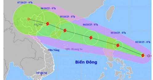 Bão Matmo vừa hình thành