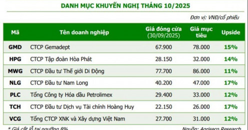 7 cổ phiếu dự kiến KQKD quý 3/2025 tích cực phù hợp để "xuống tiền" trong tháng 10