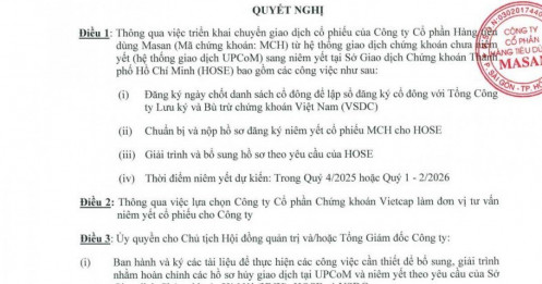 MCH chuẩn bị lên HoSE, được ví như 'gà đẻ trứng vàng' với tỷ lệ trả cổ tức siêu khủng