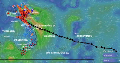 2 kịch bản bão Matmo đổ bộ vào nước ta