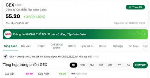 GEX trở thành tâm điểm ‘gom hàng’ của khối ngoại sau tin nâng hạng thành công