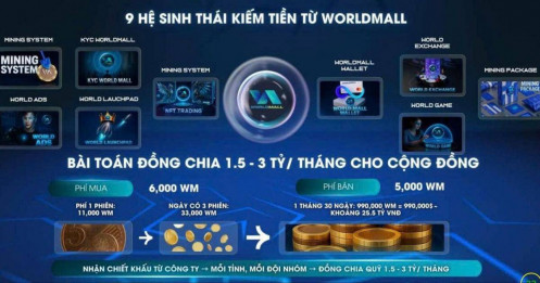4.800 nhà đầu tư bị lừa đảo tham gia sàn tiền ảo WorldMall