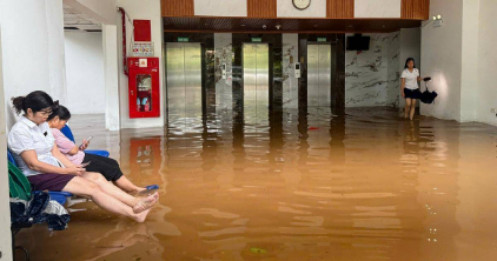 'Chạy ngập' trong chung cư cao cấp