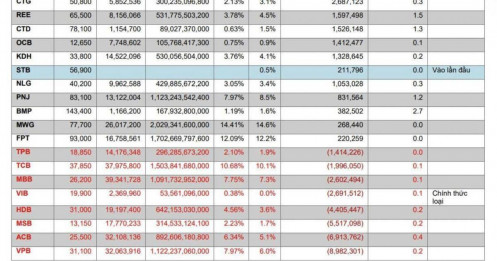 Cổ phiếu ngân hàng sẽ bị bán mạnh trong kỳ cơ cấu tháng này