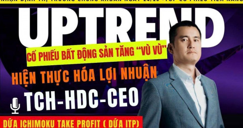 Chứng khoán hôm nay: Cổ phiếu bất động sản tăng vù vù! TCH, HDC, CEO hiện thực hóa lợi nhuận?