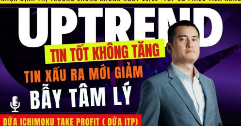 Chứng khoán hôm nay: Tin tốt không tăng, tin xấu ra mới giảm, Bẫy tâm lý cực lớn giữa Uptrend?
