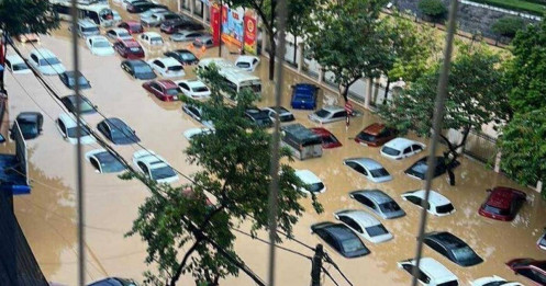 Thái Nguyên: 12.600 ô tô, 39.800 xe máy bị ngập nước