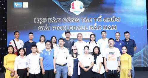 Họp bàn công tác tổ chức Giải Pickleball đồng đội Bắc - Nam 2026: Thể thức mới lạ, 40 vận động viên open chính thức tham gia tranh tài