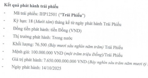 7.650 tỷ đồng trái phiếu 'đổ' về một doanh nghiệp kín tiếng