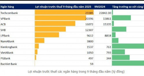 Chiều 22/10 đã có 11 ngân hàng công bố lợi nhuận 9 tháng