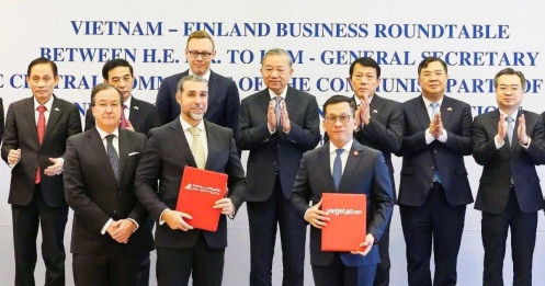 Tổng Bí thư Tô Lâm chứng kiến Vietjet ký thỏa thuận phát triển nguồn lực hàng không quốc tế, thúc đẩy hợp tác mới giữa Việt  Nam và Phần Lan