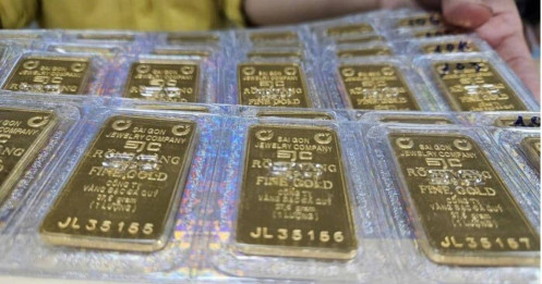 Sáng 22-10, giá vàng miếng SJC giảm hơn 6 triệu đồng