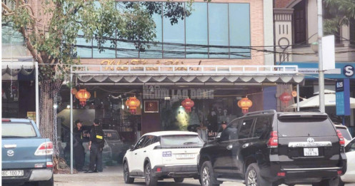 Nhiều cảnh sát phong tỏa, xuất hiện tại nhà 1 doanh nhân có tiếng ở Thanh Hóa