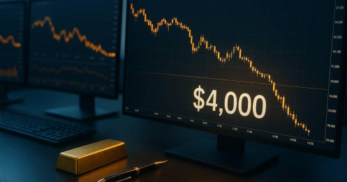 Vàng bắt đầu tuần giảm 3% và giá có thể giảm sâu hơn nữa trong cuộc chiến giành mức 4.000 đô la
