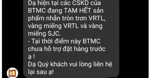 Vàng tăng vọt, dòng người xếp hàng ngày càng dài, nhà vàng lại ngừng bán