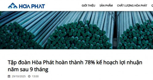 Hòa Phát đã ra báo cáo KQKD quý 3.2025