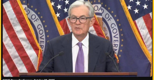 Vàng giảm sau phát biểu của Chủ tịch Fed Powell!