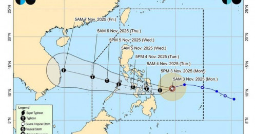 Dự báo đáng lo ngại của Philippines về cấp "siêu bão" của Kalmaegi