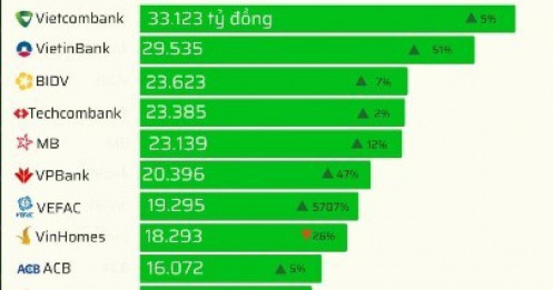 20 DN lãi lớn nhất 9 tháng năm 2025
