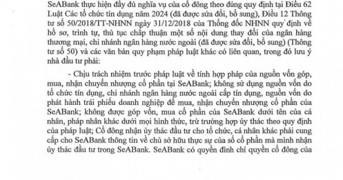 SeABank được chấp thuận tăng vốn lên 28.650 tỷ đồng