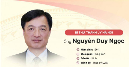 Tiểu sử tân Bí thư Thành ủy Hà Nội Nguyễn Duy Ngọc