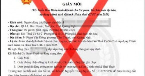 Cảnh báo chiêu lừa mới mạo danh cơ quan Thuế, nhắm vào hộ kinh doanh nhỏ