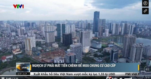 Cơn sốt “tiền chênh” chung cư