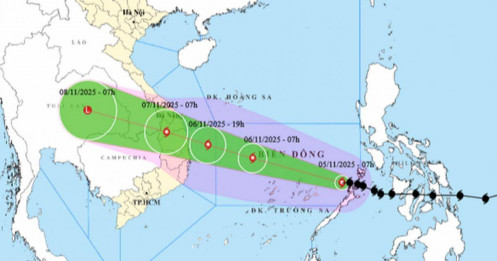 Bão Kalmaegi tiến sát miền Trung: 8 tỉnh cần đề phòng gió giật, mưa lớn và sạt lở