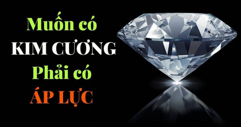 Không có áp lực thì không có kim cương