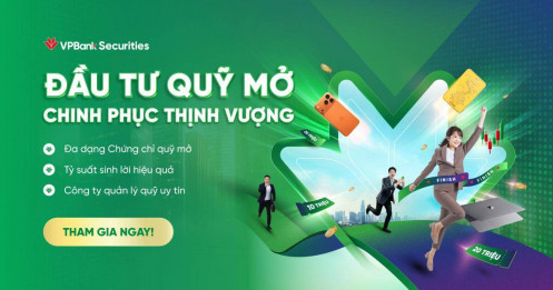 Trúng vàng, iPhone, MacBook Air khi mua chứng chỉ quỹ tại VPBankS