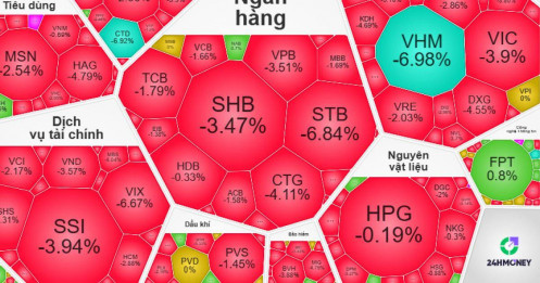Chốt tuần “ác mộng”: VN-Index thủng 1.600 điểm – cú đánh đau vào túi tiền NĐT nhỏ lẻ