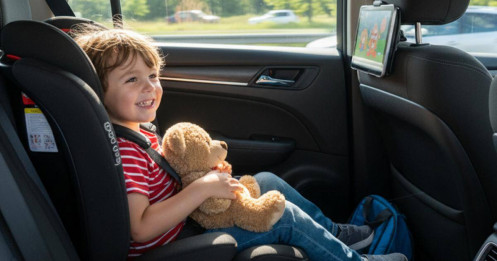 Phạt tới 1 triệu đồng nếu không có ghế an toàn khi chở trẻ em trên xe ôtô