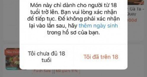 Cơm gà ở Việt Nam cấm người dưới 18 tuổi?