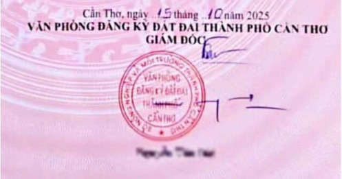 Sở NN-MT lên tiếng về chữ ký "thấy kỳ kỳ" của 1 giám đốc ở Cần Thơ