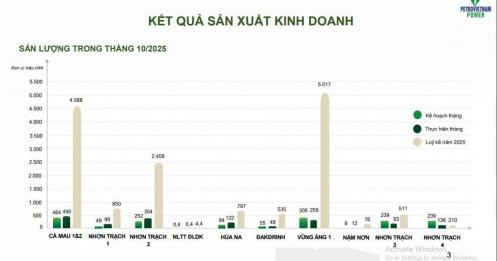 PV Power thu về gần 29.000 tỷ đồng sau 10 tháng