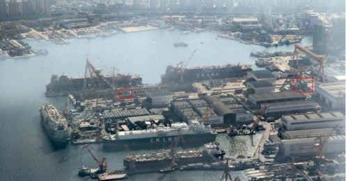 Trung Quốc có thể đang lắp lò phản ứng hạt nhân cho tàu sân bay