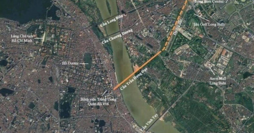 Giá đất Long Biên tăng mạnh sau khi cầu 16.200 tỷ đồng nối phố cổ khởi công