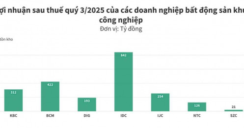 Bùng nổ lợi nhuận quý 3/2025: Các “ông lớn” KCN đua nhau báo lãi khủng