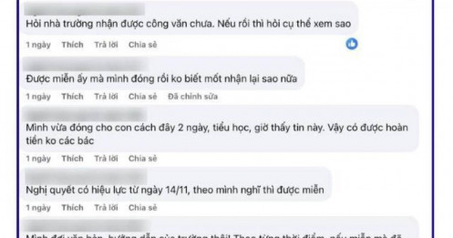 Thực hư thông tin hàng loạt phụ huynh TPHCM được trả lại 700.000 đồng, chính quyền nói gì?