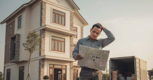 Stress vì xây xong nhà 3 lầu thì bị chuyển chỗ làm xa 21 km