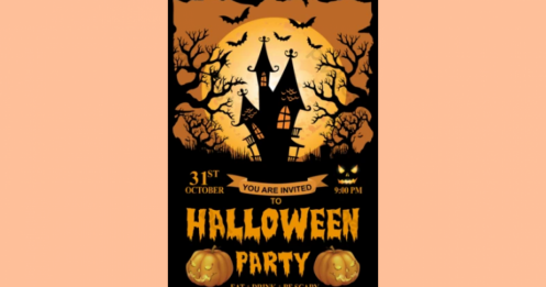 Ý tưởng thiết kế Halloween poster 2025 độc đáo, ấn tượng