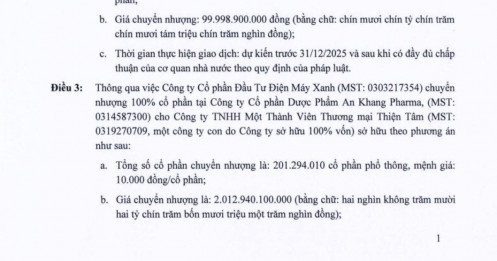 MWG triển khai bước đầu tiên đưa chuỗi Điện Máy Xanh niêm yết chứng khoán