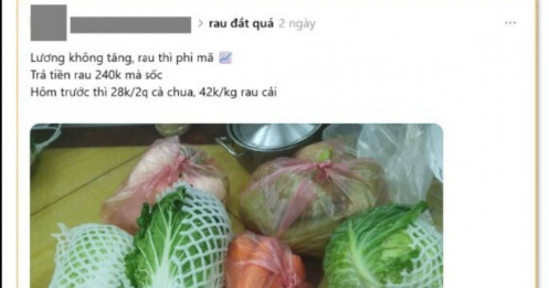 Giá rau tăng, lương thì không