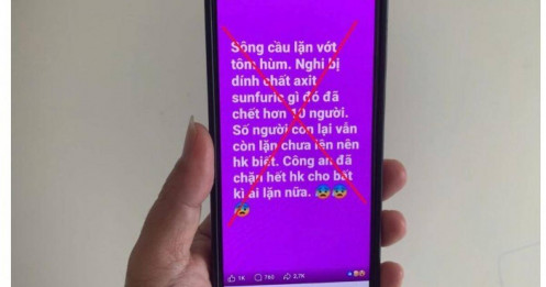 Thông tin lặn vớt tôm hùm dính axit sunfuric khiến 10 người tử vong là không chính xác