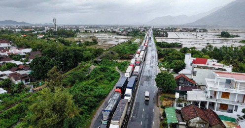 Điều phối giao thông qua hầm Đèo Cả bảo đảm an toàn trong mùa mưa lũ