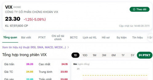 Điều gì khiến khối ngoại tháo chạy khỏi VIX?