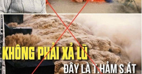 Tin giả về lũ miền Trung gây hoang mang, người dân cần tỉnh táo
