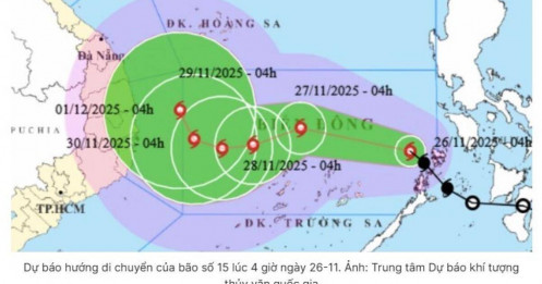 Bão số 15 vào Biển Đông, hướng di chuyển phức tạp